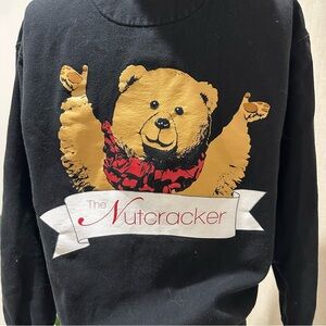 The nutcracker Boston ballet Black Bear full zip hoodie small